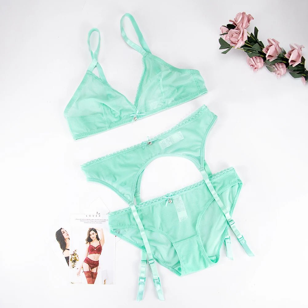 Années 70 Ensemble Soutien - Gorge et Jarretière Rétro - Ma Penderie Vintage
