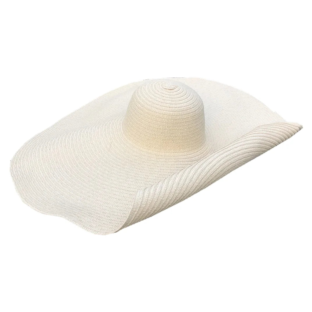 Années 70 Grand Chapeau de Paille Bohème - Ma Penderie Vintage