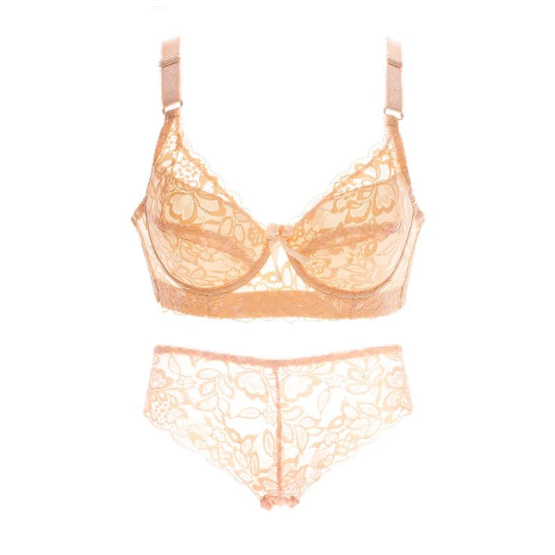 Années 70 Ensemble Lingerie Dentelle Florale Rétro - Ma Penderie Vintage