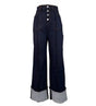 Années 40 Jeans Brut Rétro Taille Haute - Ma Penderie Vintage