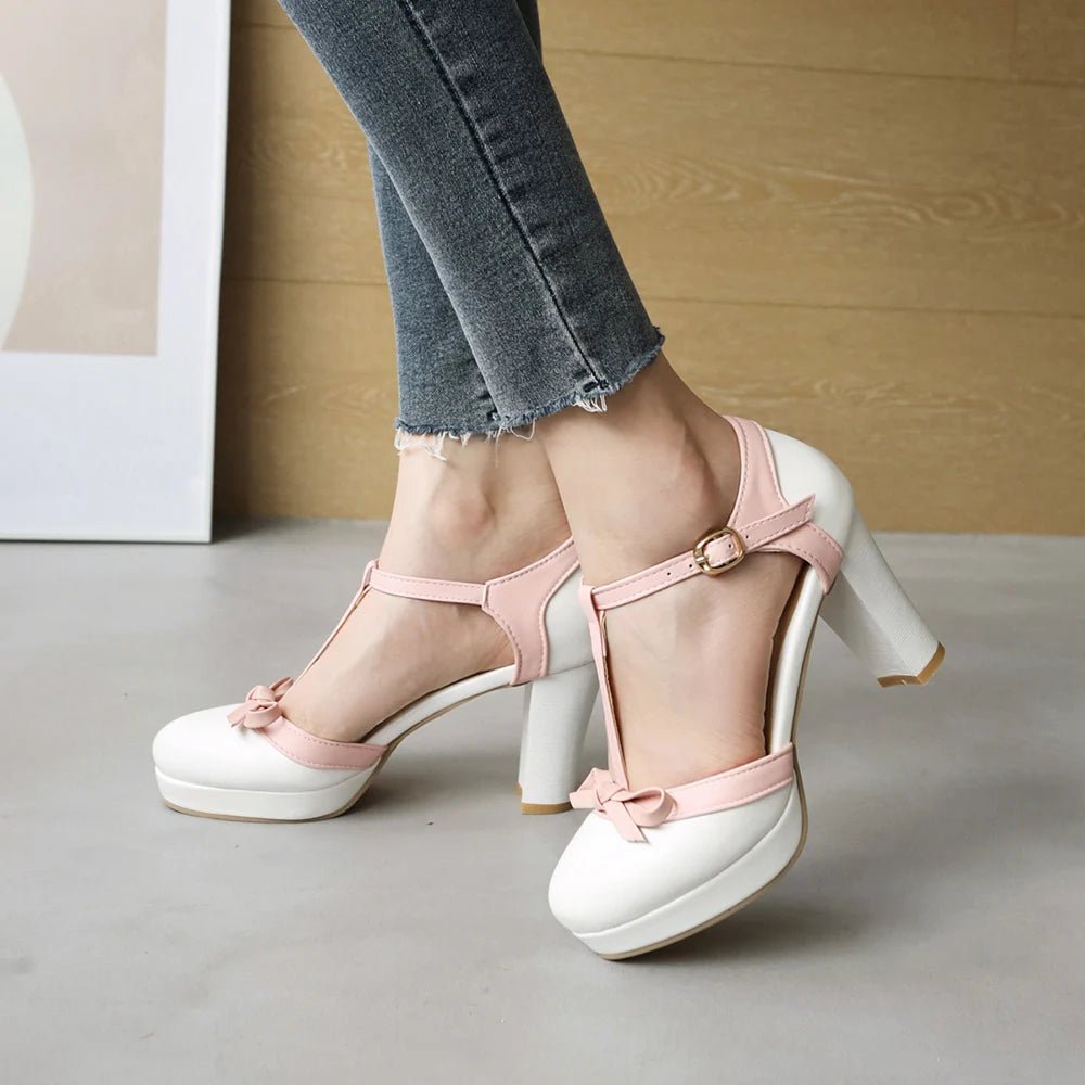 Années 50 Chaussures À Talons Pin Up Bicolore - Ma Penderie Vintage