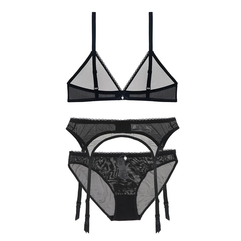 Années 70 Ensemble Soutien - Gorge et Jarretière Rétro - Ma Penderie Vintage