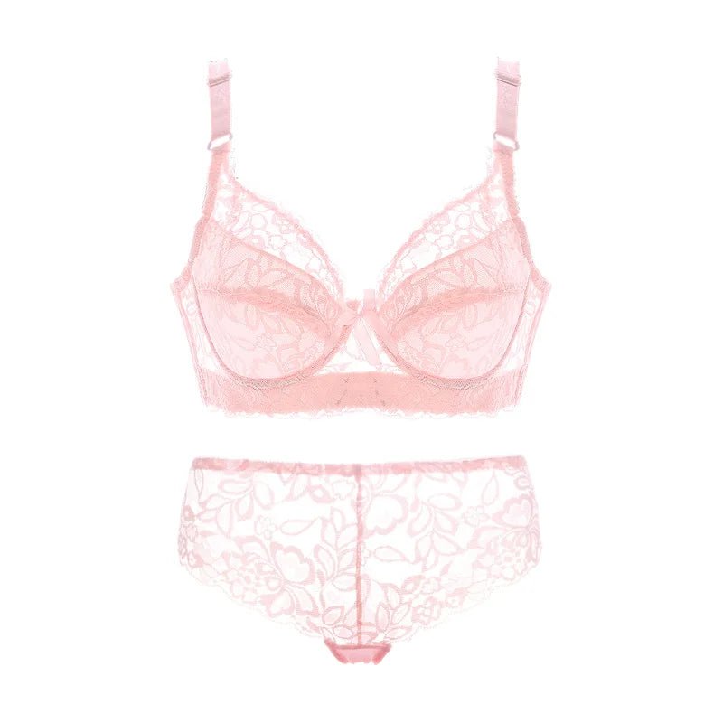Années 70 Ensemble Lingerie Dentelle Florale Rétro - Ma Penderie Vintage