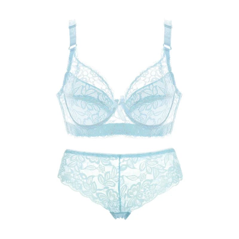 Années 70 Ensemble Lingerie Dentelle Florale Rétro - Ma Penderie Vintage