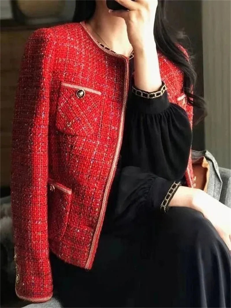 Années 60 Veste Tweed Glamour Jackie - Ma Penderie Vintage