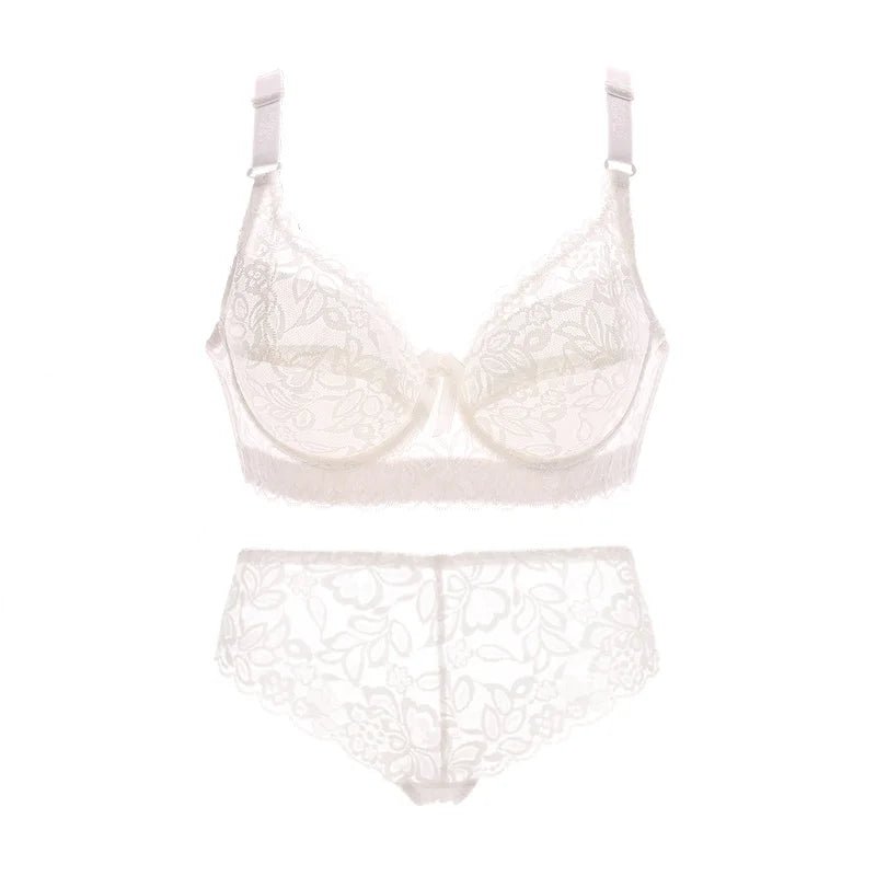 Années 70 Ensemble Lingerie Dentelle Florale Rétro - Ma Penderie Vintage