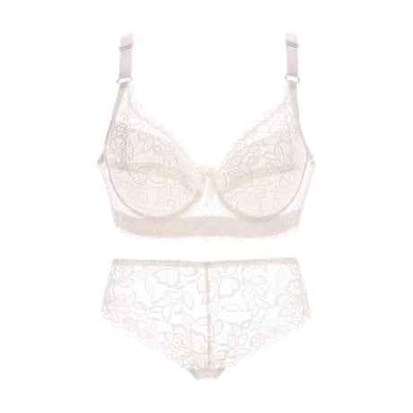 Années 70 Ensemble Lingerie Dentelle Florale Rétro - Ma Penderie Vintage