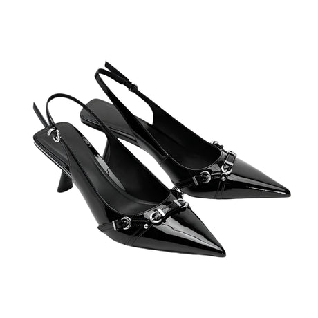 Années 90 Escarpins Slingback Italia - Ma Penderie Vintage