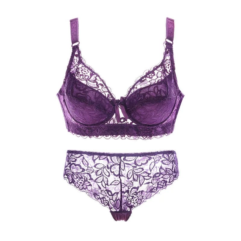 Années 70 Ensemble Lingerie Dentelle Florale Rétro - Ma Penderie Vintage