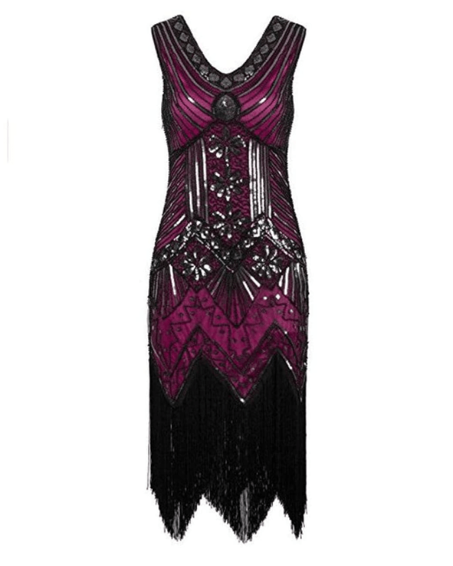 Années 20 Robe de Soir Sequin Rétro Gatsby Le Magnifique - Ma Penderie Vintage