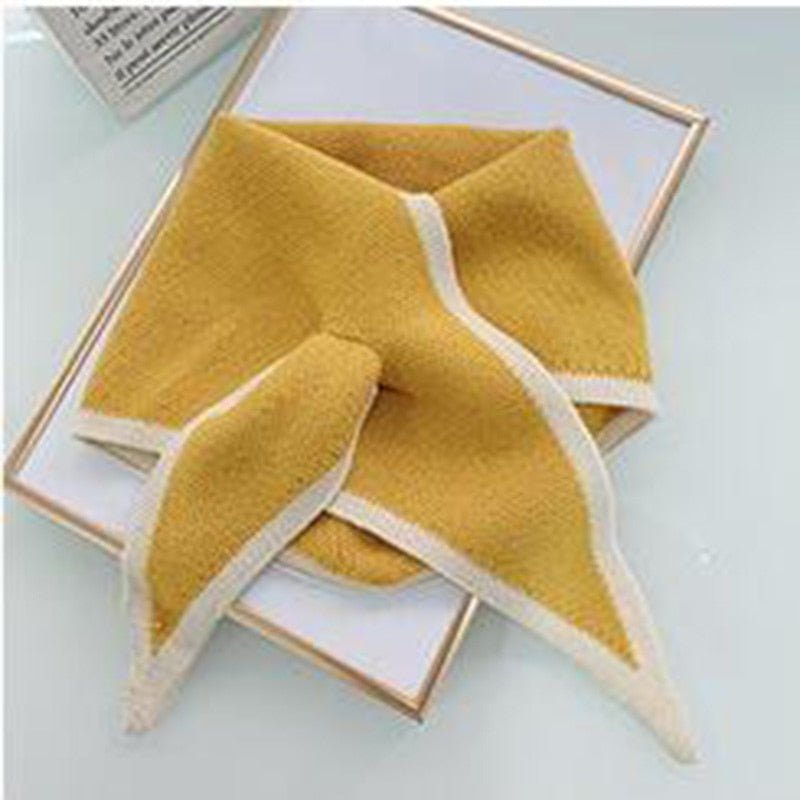 Années 40 Écharpe Croisée Maille Rétro - Ma Penderie Vintage