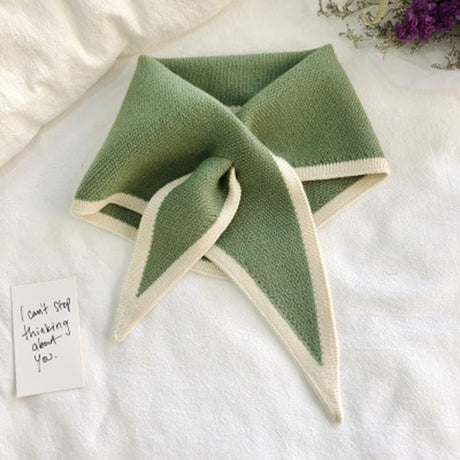 Années 40 Écharpe Croisée Maille Rétro - Ma Penderie Vintage