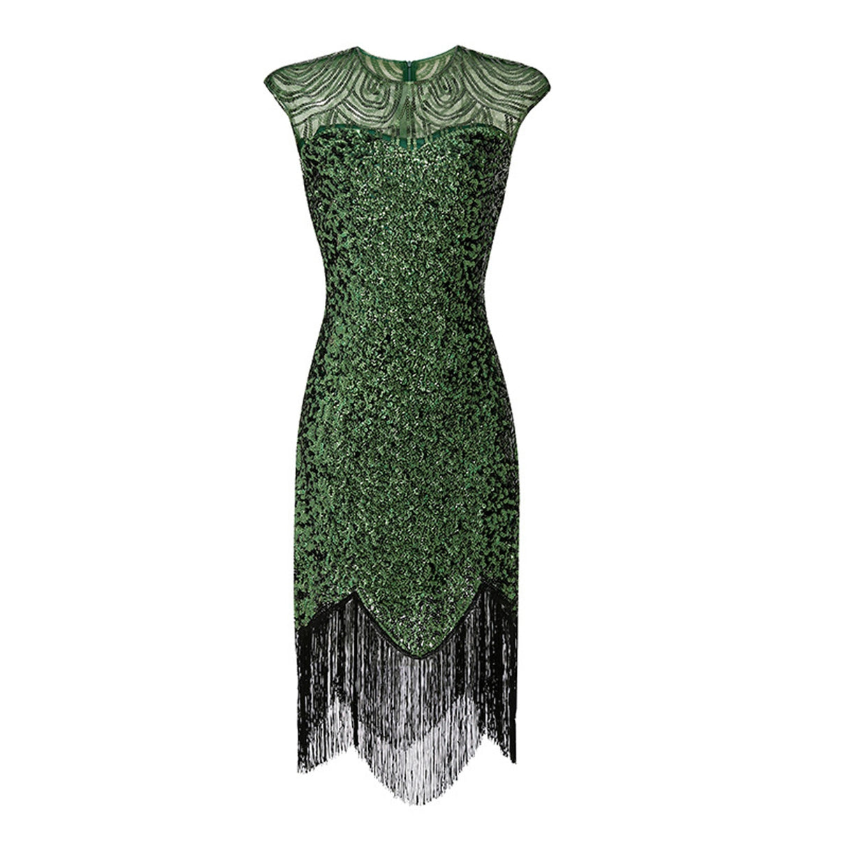 Années 20 Robe Fourreau Sequins Art Deco - Ma Penderie Vintage