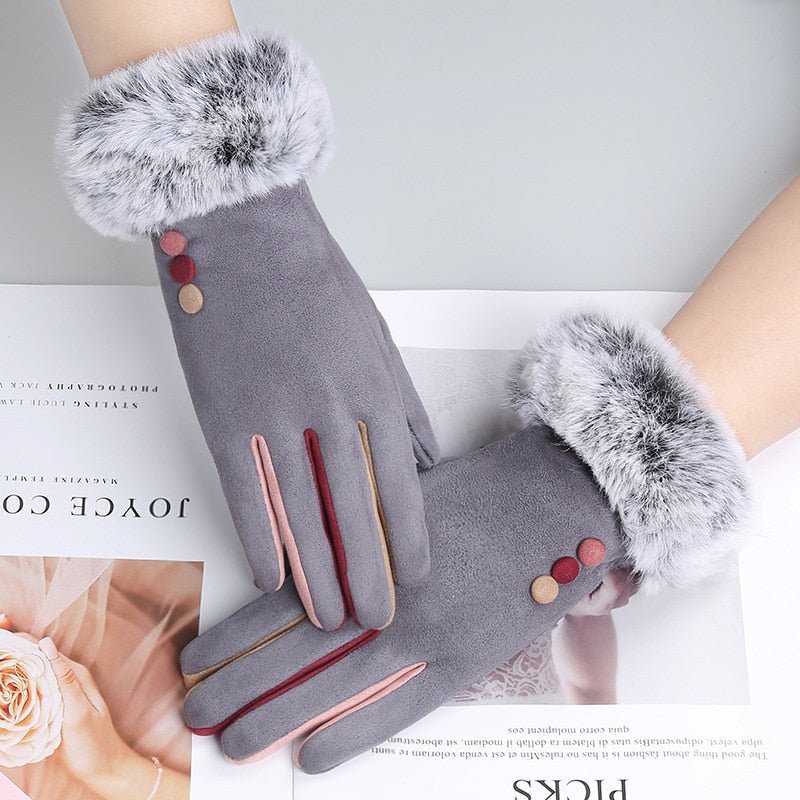Années 40 Gants Hiver Rétro Multicolores - Ma Penderie Vintage