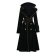 Années 70 Manteau Chic Velours Double Boutonnage - Ma Penderie Vintage