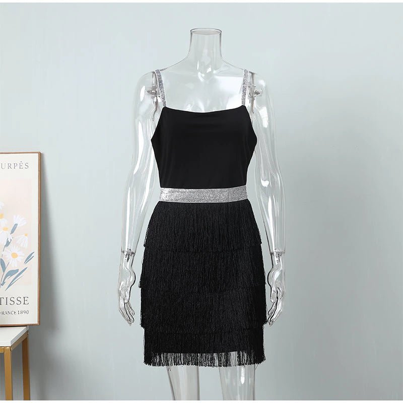 Années 20 Robe de Soirée Franges Gatsby - Ma Penderie Vintage