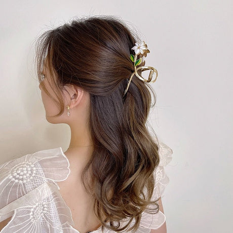 Années 40 Pince À Cheveux La Fleur Rétro - Ma Penderie Vintage