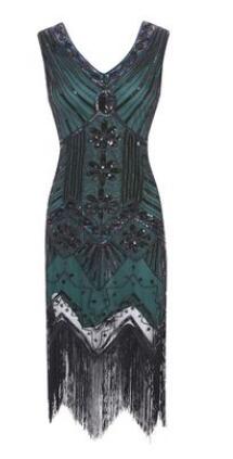 Années 20 Robe de Soir Sequin Rétro Gatsby Le Magnifique - Ma Penderie Vintage