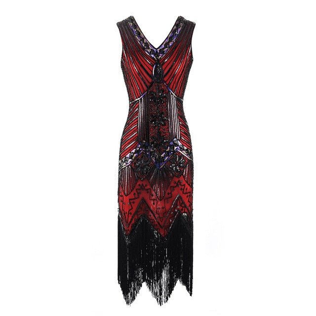 Années 20 Robe de Soir Sequin Rétro Gatsby Le Magnifique - Ma Penderie Vintage