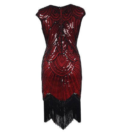Années 20 Gatsby Robe Fourreau Paillette - Ma Penderie Vintage