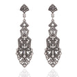 Années 20 Boucles d'Oreilles Chandelier Art Déco - Ma Penderie Vintage