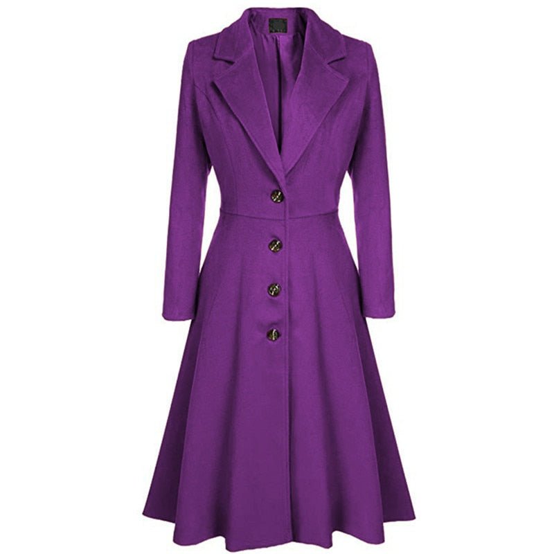 Années 40 Manteau Évasé Vintage Pin Up Bettie - Ma Penderie Vintage