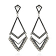 Années 20 Art Déco Boucles d'oreilles Triangle - Ma Penderie Vintage