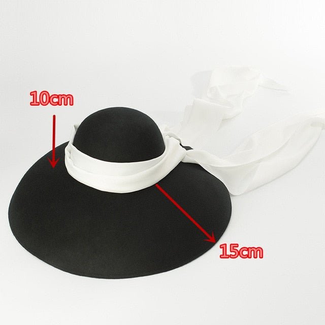 Années 60 Chapeau Laine Glamour Hepburn - Ma Penderie Vintage