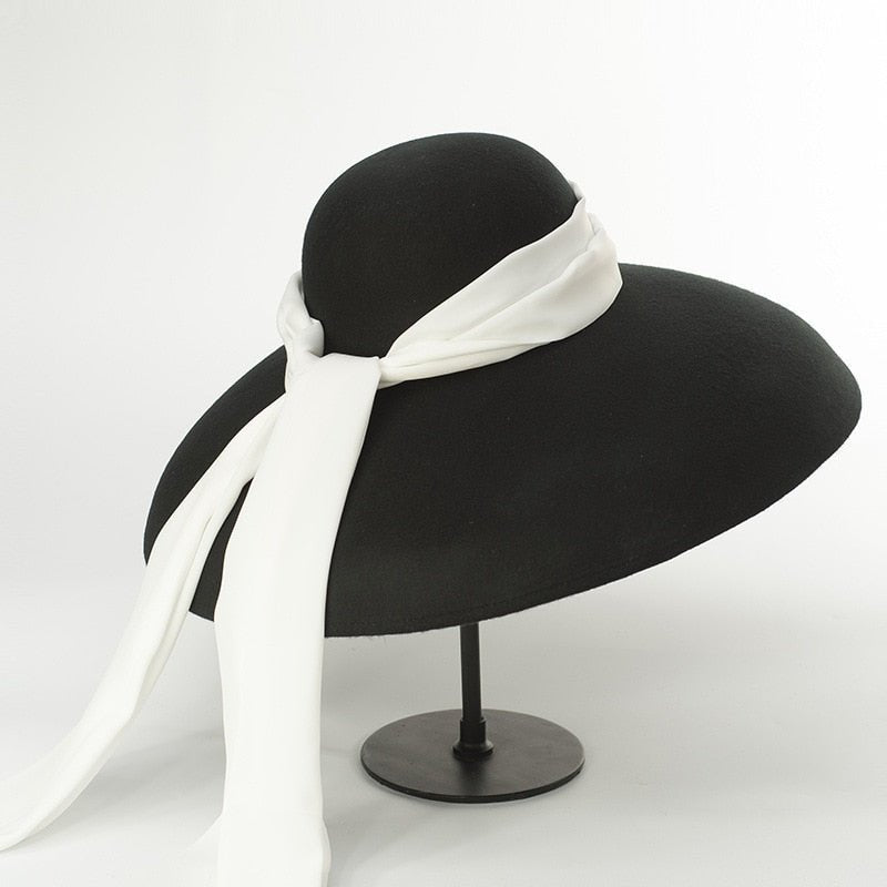 Années 60 Chapeau Laine Glamour Hepburn - Ma Penderie Vintage
