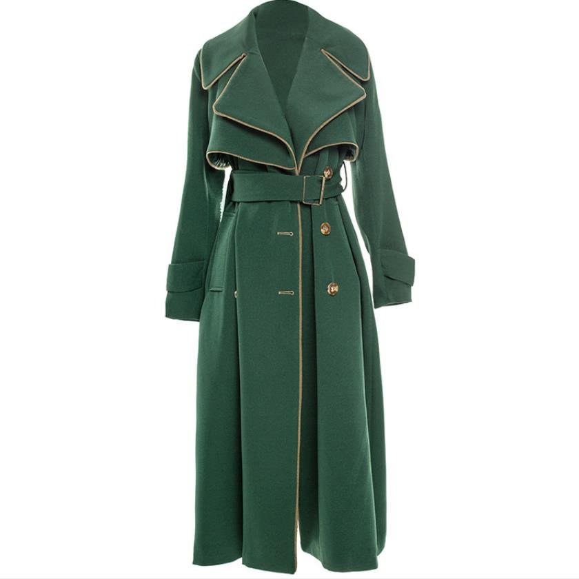 Années 70 Manteau Trench Coat Rétro Kelly - Ma Penderie Vintage