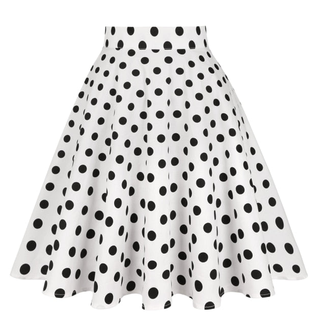 Années 50 Jupe Cercle À Pois Pin Up - Ma Penderie Vintage