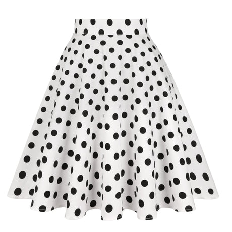 Années 50 Jupe Cercle À Pois Pin Up - Ma Penderie Vintage