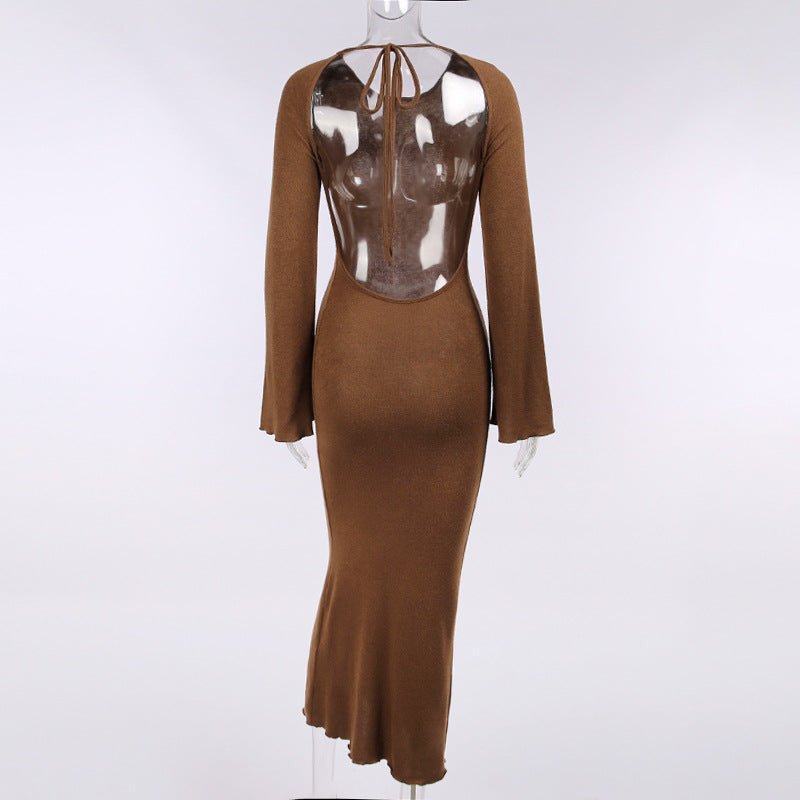Années 70 Robe Maille Dos Nu St Tropez - Ma Penderie Vintage