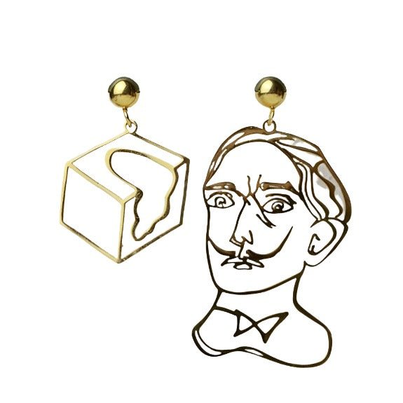 Années 40 Boucles d'oreilles Vintage Dali - Ma Penderie Vintage