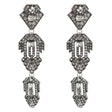 Années 20 Boucles d'Oreilles Soirée Art Déco - Ma Penderie Vintage