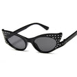 Années 60 Lunettes De Soleil Studs Cat Eye - Ma Penderie Vintage