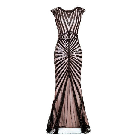 Années 20 Gatsby Illusion Robe De Soirée - Ma Penderie Vintage