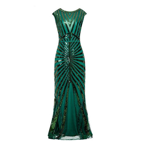 Années 20 Gatsby Illusion Robe De Soirée - Ma Penderie Vintage