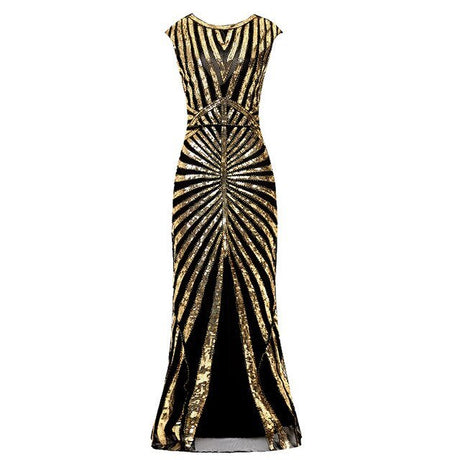 Années 20 Gatsby Illusion Robe De Soirée - Ma Penderie Vintage