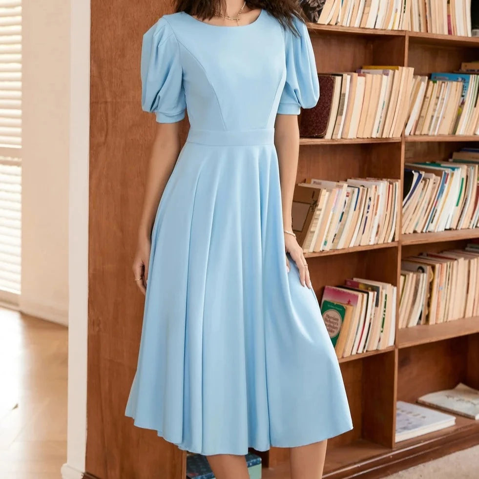 <tc>Años 60</tc> Vestido clásico acampanado <tc>M</tc>Caderas globo