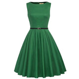 Années 50 Robe Évasée Pin Up Hepburn - Ma Penderie Vintage