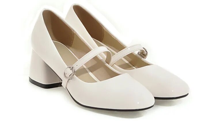 <tc>1960's</tc> Retro Shoes <tc>M</tc>mary Jane Patent Leather