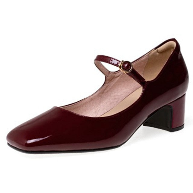 <tc>1960's</tc> Retro Leather Shoes <tc>M</tc>ary Jane