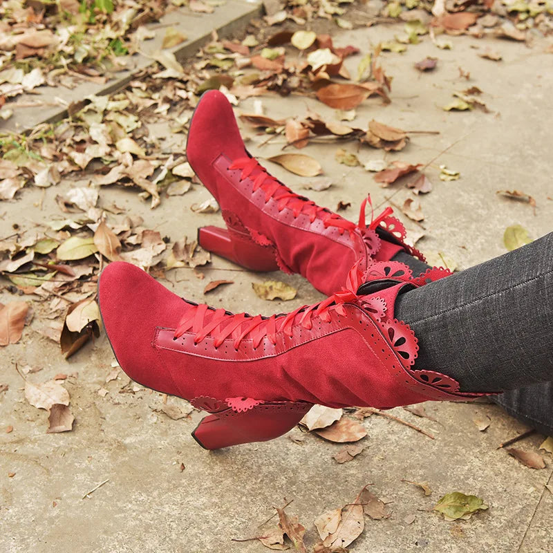 Années 30 Bottines Montantes Victoriennes - Ma Penderie Vintage