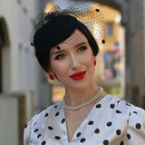 Années 50 Robe Midi à Pois Monroe à Manches Ballon