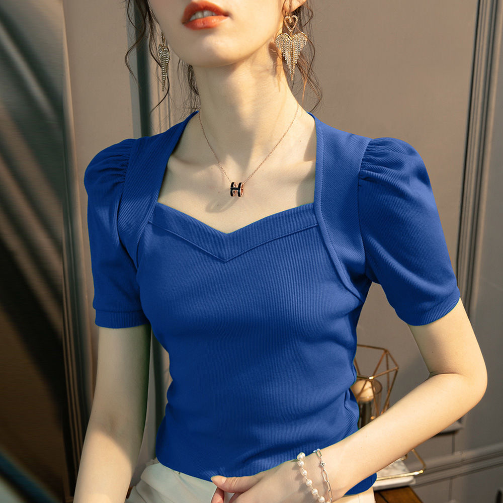 <tc>1950's</tc> Top <tc>Glamour</tc> Puff Sleeves