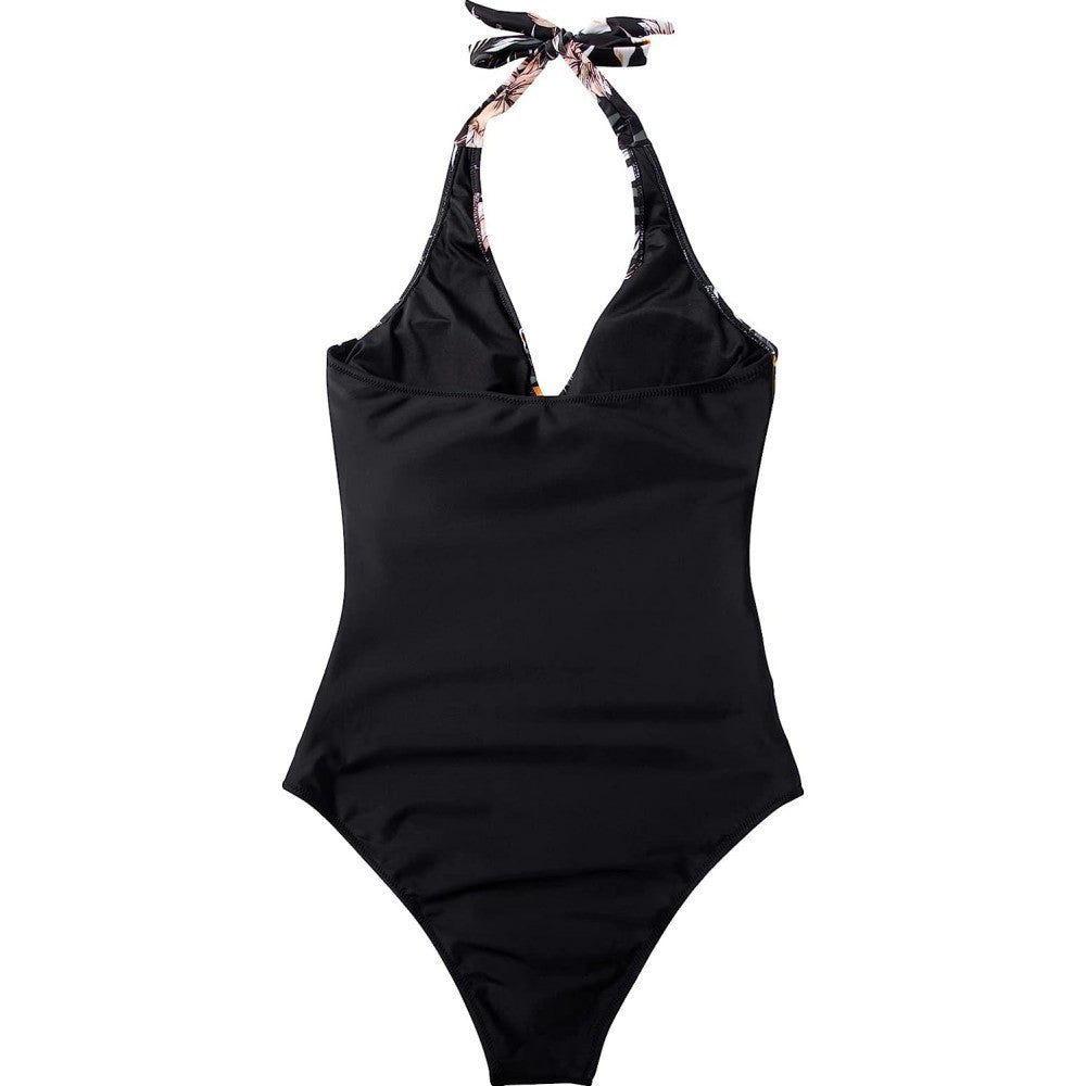 <tc>1980's</tc> Printed One Piece Swimsuit