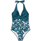 <tc>1980's</tc> Printed One Piece Swimsuit