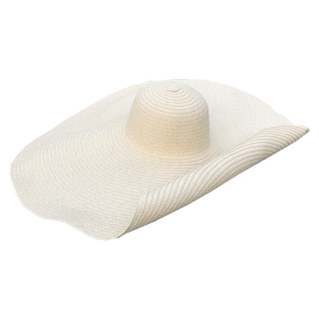 Années 70 Grand Chapeau de Paille Bohème - Ma Penderie Vintage