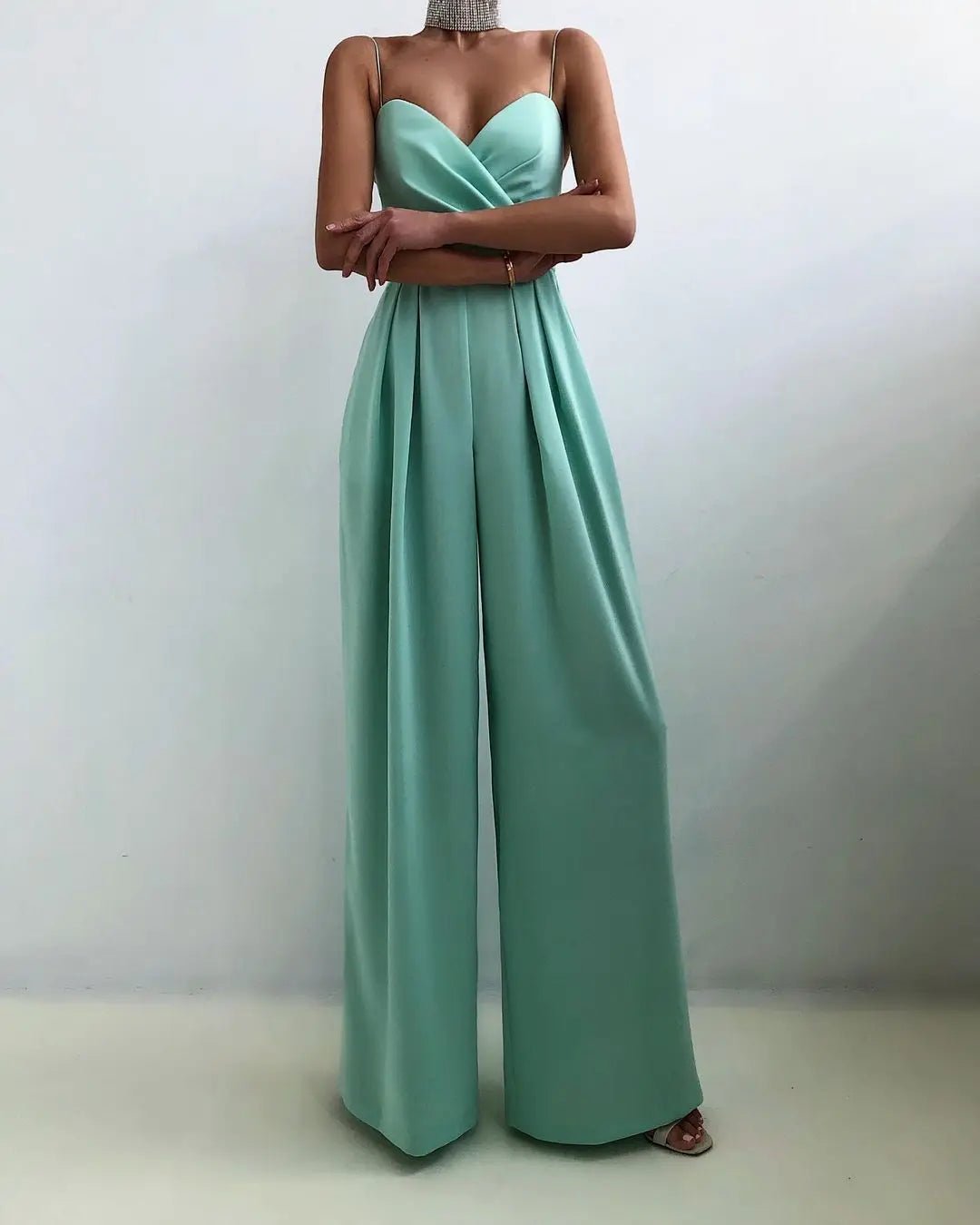 Années 80 Combinaison Pantalon Palazzo Glamour - Ma Penderie Vintage